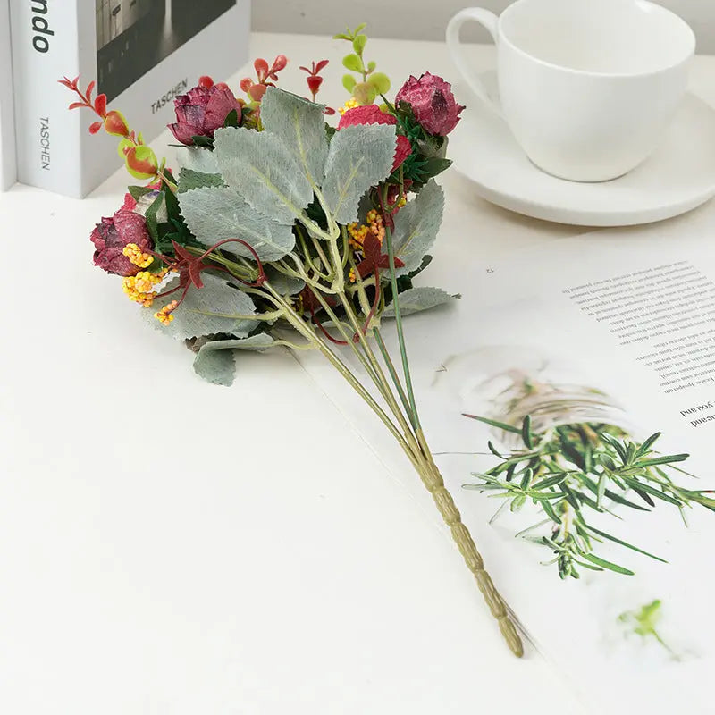 Silk Artificial Flower Rose Simulation European Diamond Liebe - Making Life Easier