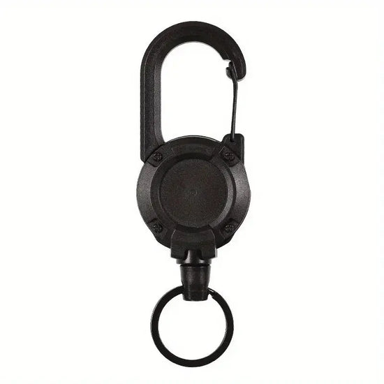 1/2/4pcs Extendable Retractable Holders Keychain Badge Reels Heavy Duty Clip With Carabiner Key Chain For Men Outdoor Bags - My Hashtag Shop