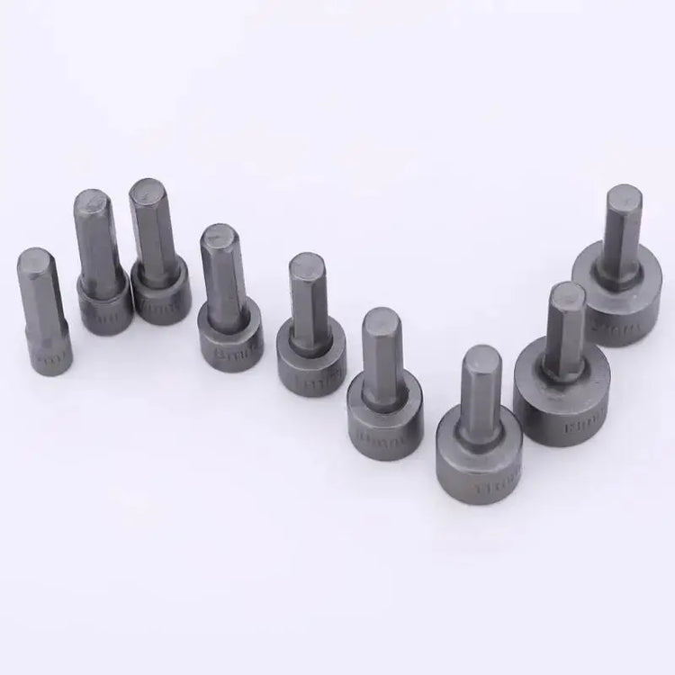 9pz/set 5mm-13mm Hex Sockets Sleeve Nozzles Nut Driver Set Screwdriver Set Schroevendraaier Set Bits Sets Utensili Socket Wrenches HASHTAG