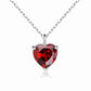 Simple Heart-shaped Zircon Pendant Necklace Versatile HASHTAG