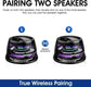 Mini Travel Stereo Speaker Outdoor Magnetic Bluetooth Speaker Wireless Portable with RGB Color Light and Phone Holder for IOS - HASHTAG