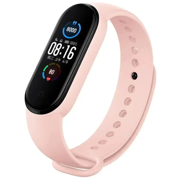 Watch Strap For Xiaomi Mi Band 7 6 5 4 3 Wristband Silicone Bracelet Wrist Straps MiBand 3/4 band5 band6 Smartwatch Accessories HASHTAG