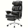 Supreme Comfort Reclining Desk Chair - Ergonomic High Back with Footrest, Adjustable Height for Big & Tall, Luxury PU Leather Executive Computer Task Chair, Lumbar Support & Padded Armrests HASHTAG