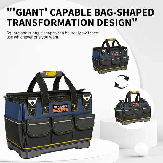 AIRAJ Multifunctional Tool Bags 1680D Oxford Cloth Electrician Bags Waterproof and Wear-Resistant High Capacity Storage Bags - My Hashtag Shop