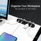 Cable Cord Wire Organizer Silicone USB Cable Winder Management Clips Self Adhesive for Mouse Keyboard Headset For iPhone Huawei