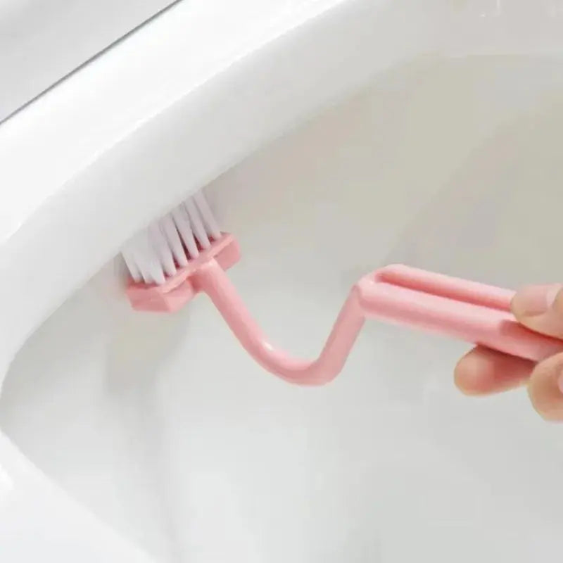 Curved Toilet Brush Gap Cleaning Utensile Bathroom Accessory Long Handle Wall Mounted Toilet Soft Bristle Brush Plastic Durable AliExpress