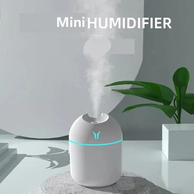 250ML USB Mini Air Humidifier Aroma Essential Oil Diffuser For Home Car Ultrasonic Mute Mist Maker Diffuser with LED Color Lamp - My Hashtag Shop