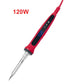 80W Soldering iron kit adjustable temperature LCD solder welding tools Ceramic heater soldering tips Tweezers soldering wire