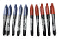 6 PCS Permanent Marker Pen Manga Drawing Markers Black Blue Red Waterproof Ink Sketch Pens Stationery Art School Supplies - HASHTAG