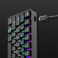 Tastiera wireless Bluetooth con tasti PBT colorati e tastiera meccanica