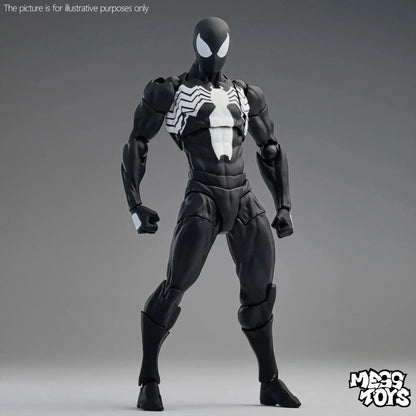 New MessToys Spiderman Figure CT Toys Black Red Spider Man Figurine Mess Toys Action Figure Custom Model Gift Kid Customized Toy - HASHTAG