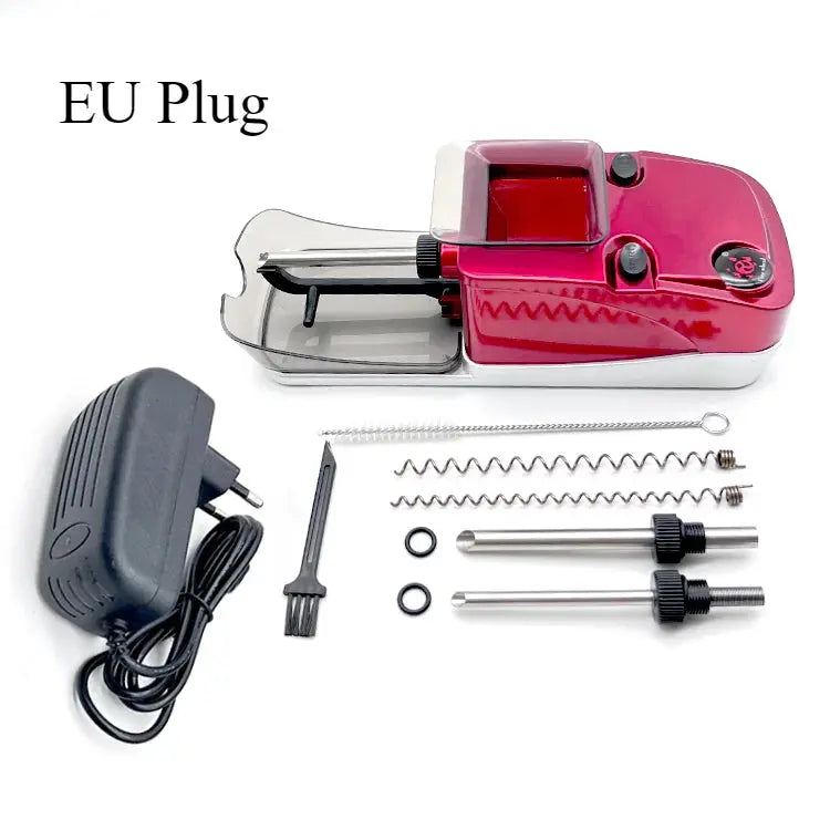 3 in 1 Electric Cigarette Rolling Machine Filling Tobacco Cigarette Device for 5.5/6.5/8mm Cigarette Roller Maker Smoking Tools HASHTAG BAR TABACCHI