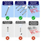 1-40PCS 20mm Deep Hole Long Nib Head Markers For Metal Perforating Pen Waterproof Bathroom Woodworking Decoration Multi-Purpose - My Hashtag Shop