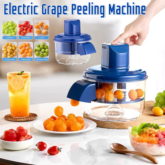Automatic Electric Grape Peeler Electric Rechargeable Fruit Peeling Machine Hands-Free Skin Remover Home Kitchen Supplies Kitchen Gadgets - HASHTAG