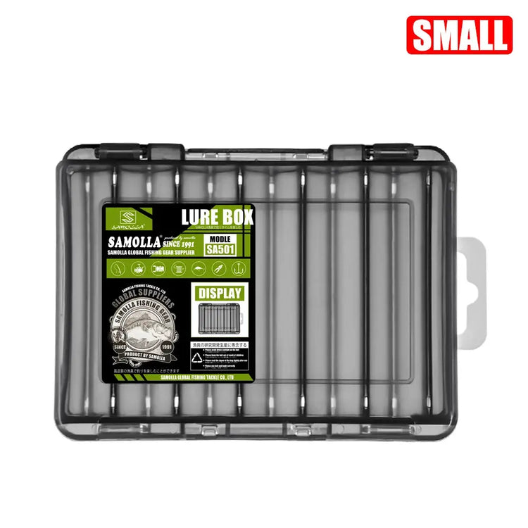 Fishing Tackle Box 14 Compartments Fishing Accessories Lure Hook Storage Case Double Sided Fishing Tool Organizer Boxes - HASHTAG