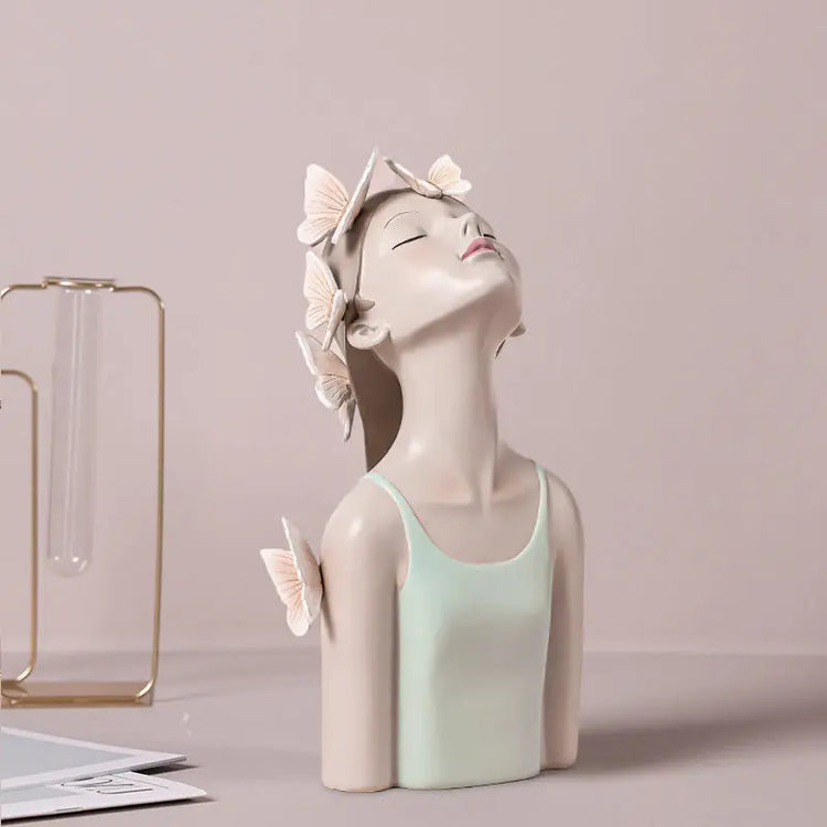 Bubble Girl Resin Ornaments Nordic Creative Home Liebe - Making Life Easier