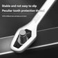 Universal Adjustable Torx Wrench 3-17mm Double-Headed Self-Tightening Glasses Wrench Board for Factory Hand Tools Spanner