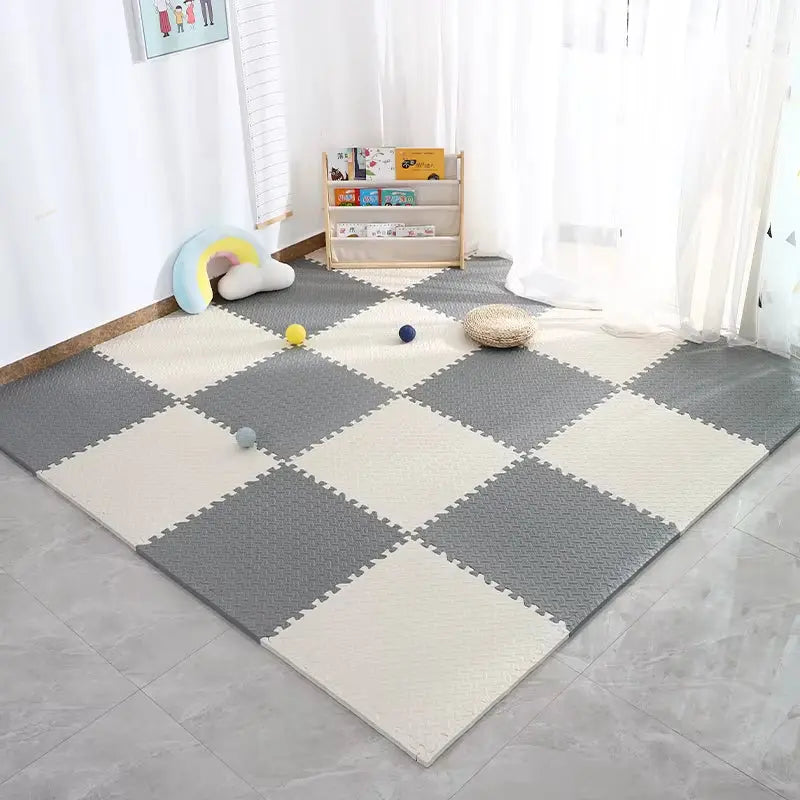 4~20Pcs Puzzle Fitness Mat, Eva Interlocking Foam Floor Tiles for Home Gym, Home Gym Equipment Mat, Non-Slip Floor Mat for Kids