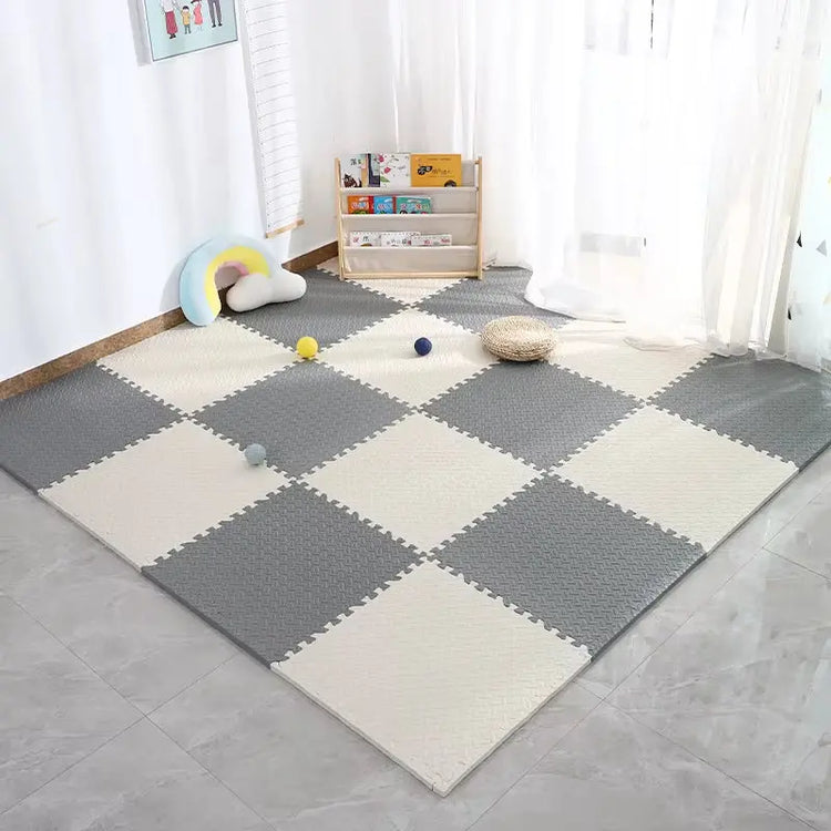 4~20Pcs Puzzle Fitness Mat, Eva Interlocking Foam Floor Tiles for Home Gym, Home Gym Equipment Mat, Non-Slip Floor Mat for Kids