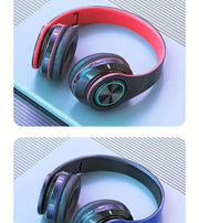 39 Luminous Wireless Headphones with Plug-in,