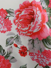 Floral Print Tie Waist Dress, Elegant Crew Neck Cap Sleeve Pleated Dress, Women's Clothing HASHTAG