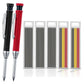 Solid Carpenter Mechanical Pencil with Sharpener Woodworking Tools 2.8mm 3 Colors Refill Construction Tools Stationery Supply - HASHTAG