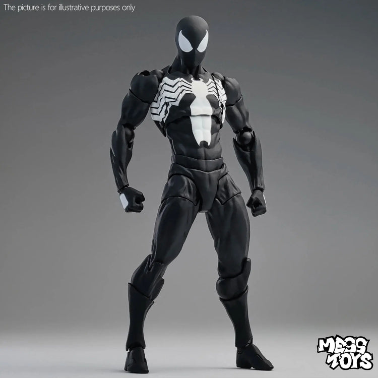 New MessToys Spiderman Figure CT Toys Black Red Spider Man Figurine Mess Toys Action Figure Custom Model Gift Kid Customized Toy - HASHTAG