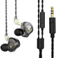3.5MM Headset Music Earbuds In Ear With Mic Original QKZ AK6 Copper Driver HiFi Wired Earphone Race Sport Headphone Bass Stereo 