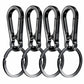 4Pcs Carabiner Clip Keychain Metal Carabiner Shape Key Ring Keyring Key Holder Clips Hook Holder Organizer for Car Keys Finder f