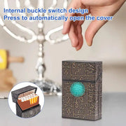 New Cigarettes Case Holder Slim 20-piece Pocket With Inner Buckle Switch Cigarette Protective Case Hand Roll For Carnivals Proms HASHTAG BAR TABACCHI