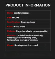 1Pcs Basketball Sports Knee Pads Unisex Elastic Knitted  Compression Leg Warmers for Outdoor Running Cycling Mountaineering HASHTAG