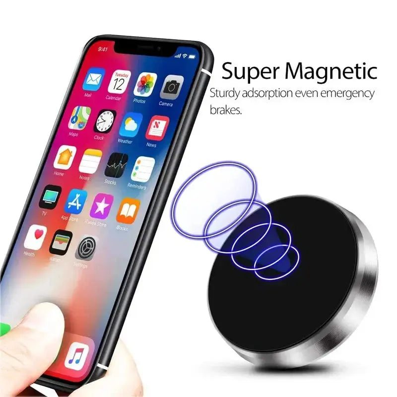 Magnetic Car Phone Holder Universal Car Phone Stand for iPhone Xiaomi Huawei Samsung Dashboard Wall Mounted Car Magnet Sticker HASHTAG