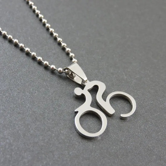 Mountain Bike Necklace Stainless Steel - HASHTAG