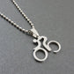 Mountain Bike Necklace Stainless Steel - HASHTAG