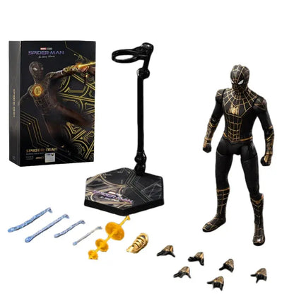 ZD Toy Marvel legends Spider Man PS4 Peter Parker Gold Black Red Action Figure Model Toys Desktop Decoration Birthday Gifts - HASHTAG