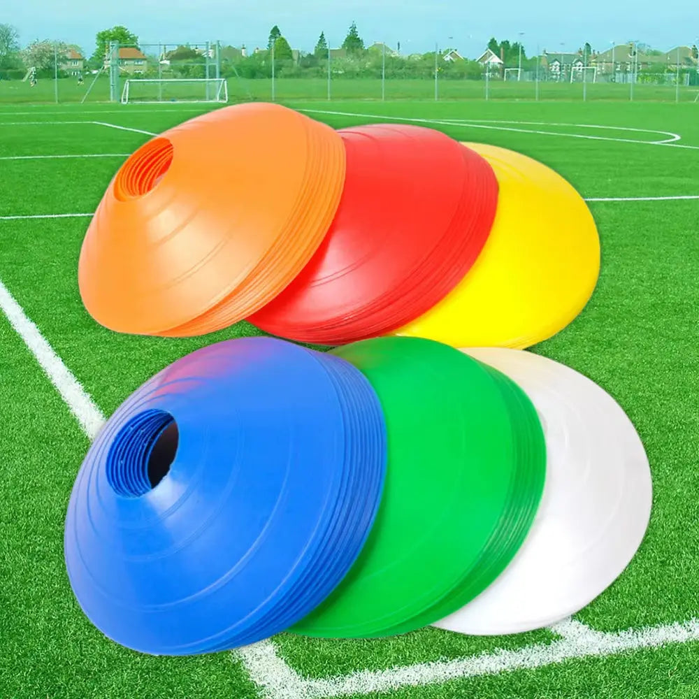 Outdoor Sport Football Soccer Rugby Speed Training Disc Cone Cross Track Space Marker Inline Skating Cross Speed Training 10PCS