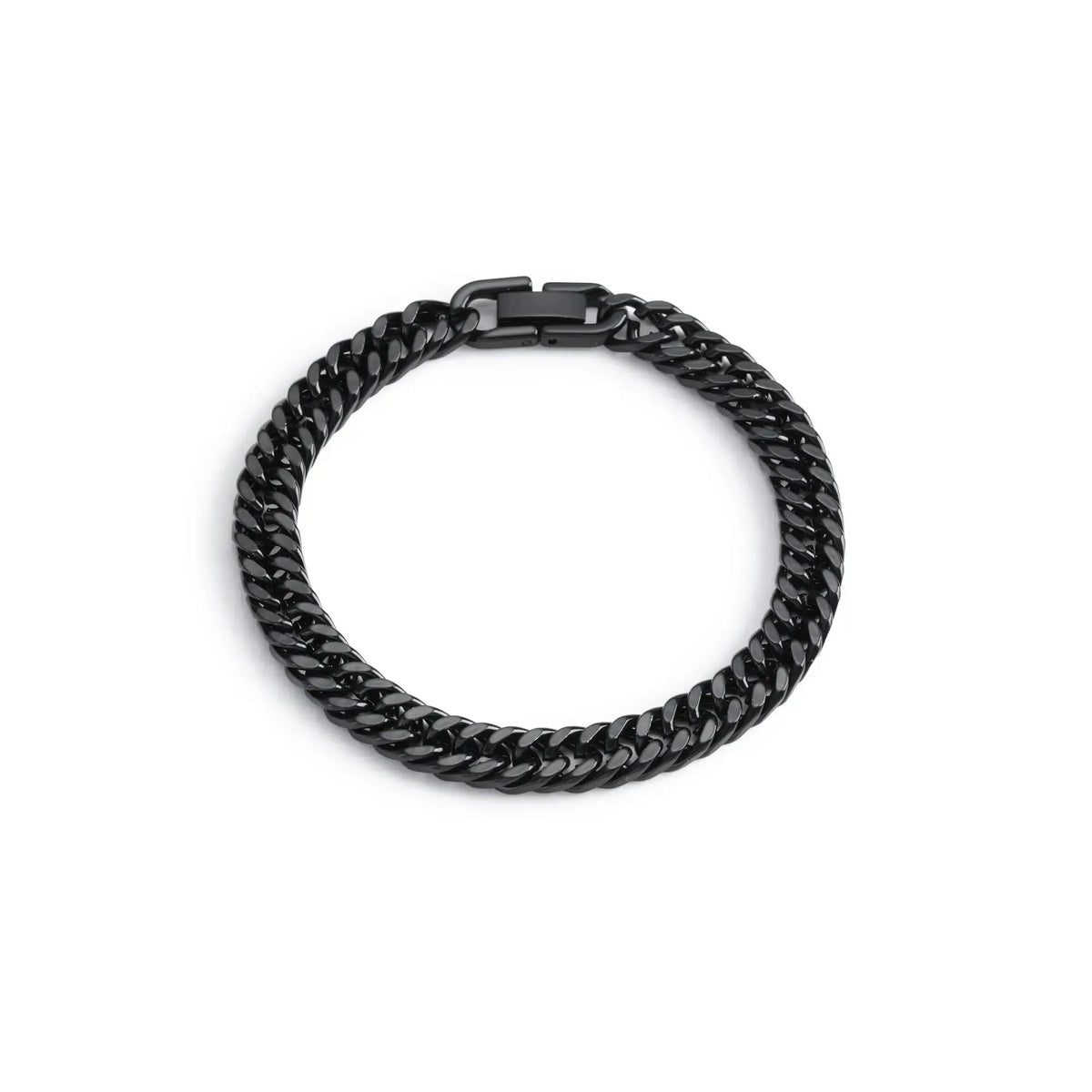 Stainless Steel Braided Double Row Front and Rear Fish Scale Alloy Magnetic Buckle Bracelet with Keel Jewelry New Model HASHTAG