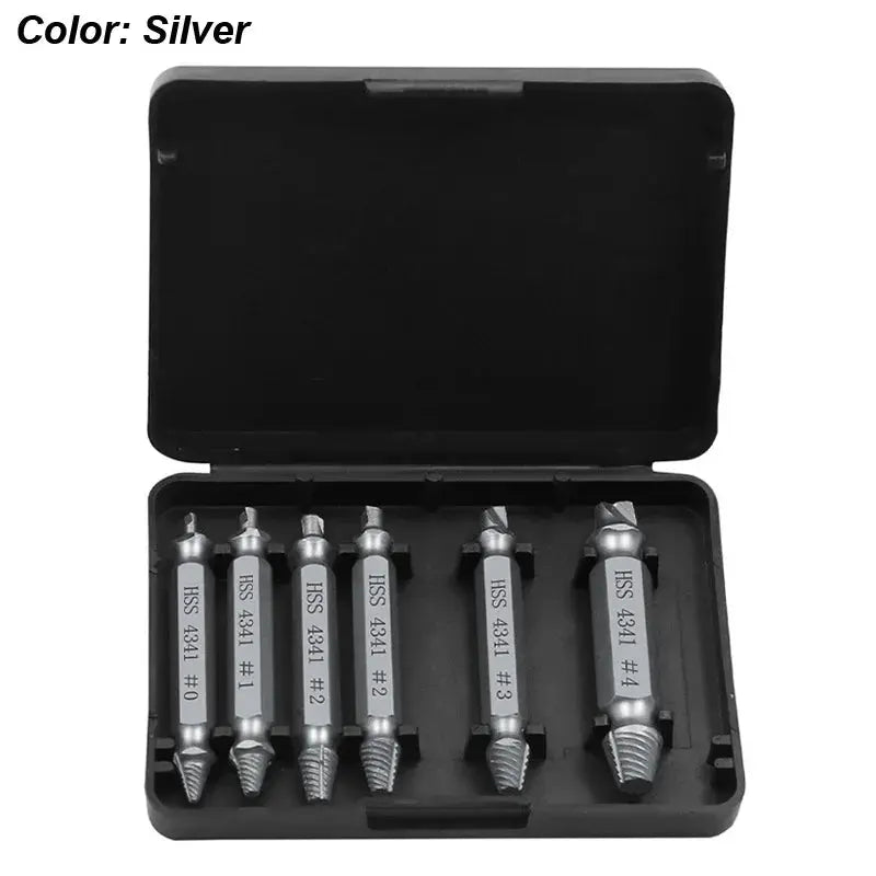 Damaged Screw Extractor Set HSS Drill Bit Stripped Broken Remover Small Easily Quickly Take Out Kit Easy Demolition Power Tools - HASHTAG