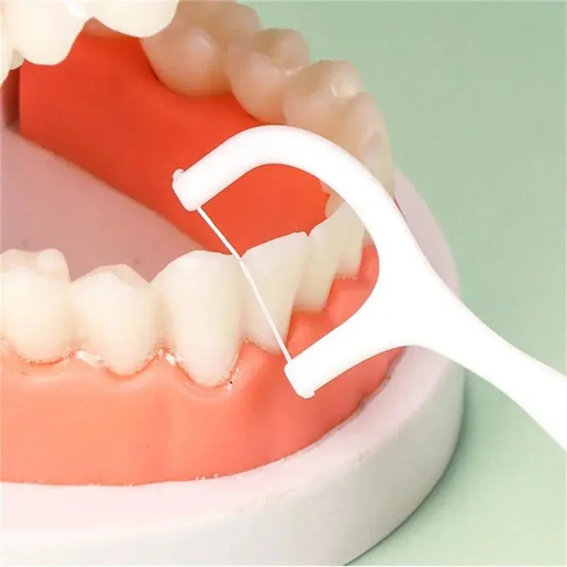 1/2/5/10 Box Portable Disposable Dental Floss Plastic Toothpick High-tension Dental Floss Stick Dental Floss Box ﻿Oral Care - HASHTAG