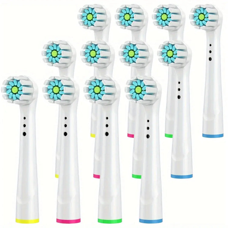 4/12/16/20 Pcs Replacement Toothbrush Heads Compatible with Oral-B Braun Professional Electric Toothbrush Heads Brush Heads - HASHTAG