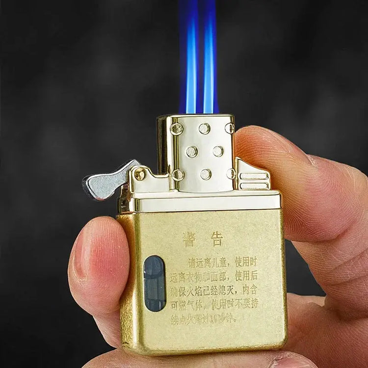 Zorro Original Butane Gas Insert Movement Accessories Replace Inner Liner Windproof Single Double Jet Transparent Visible Gas HASHTAG BAR TABACCHI