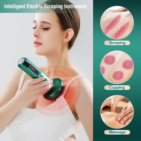 Massaggiatore elettrico a ventosa per il corpo, anticellulite,
