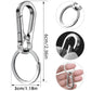 4Pcs Carabiner Clip Keychain Metal Carabiner Shape Key Ring Keyring Key Holder Clips Hook Holder Organizer for Car Keys Finder f - My Hashtag Shop