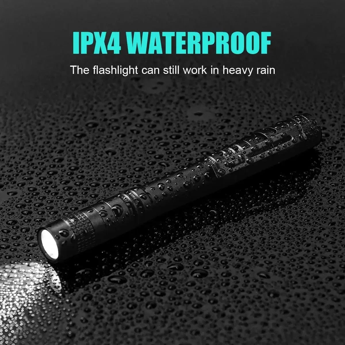 Mini torcia LED portatile, tascabile e impermeabile, per campeggio, escursionismo - My Hashtag Shop
