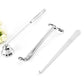 Candle Scissors Three-piece Set Candle Extinguisher Metal Tray Liebe - Making Life Easier