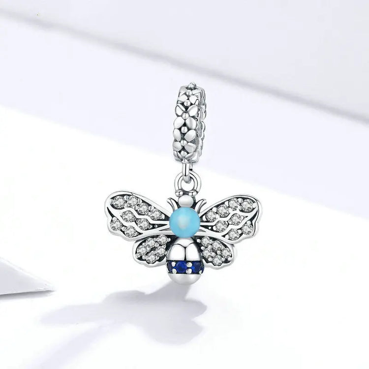 Sterling Silver Diy Bracelet Pendant Jewelry Fashion S925 Charm - HASHTAG