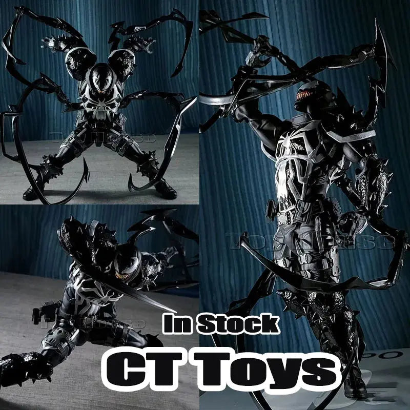 In Stock Ct Toys Venom Action Figure Kaiyodo Figurine Marvel Movable Collection Eugene Thompson Ko Model Decorate Toys Kids Gift - HASHTAG