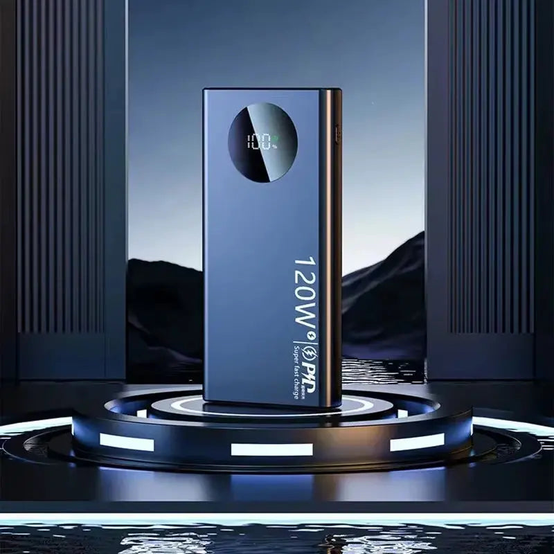 120W 50000Mah High Capacity Power Bank Fast Charging Powerbank Portable Battery Charger for Iphone Samsung Huawei 2024