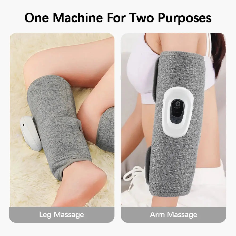 Eletric 360° Air Pressure Calf Massager Portable Leg Massage Airbag Compresstion Relax Foot Calf Muscle Blood Circulation - HASHTAG