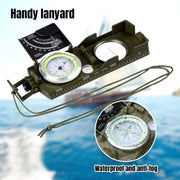 [Accurate Military Compass For Hiking] Multifunctional Luminous Dial Waterproof Anti-fog Accurate Military Compass For Hiking Camp HASHTAG